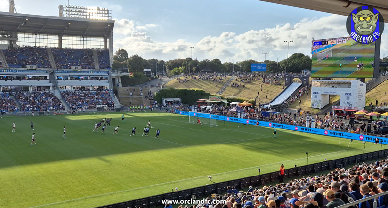 Adelaide United's penalty against Auckland FC at Go Media Stadium - 1st March 2025 - Orcland FC